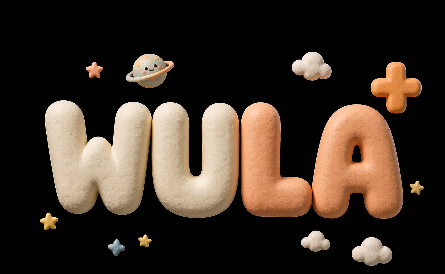 WULA 三维标志 · 可爱风