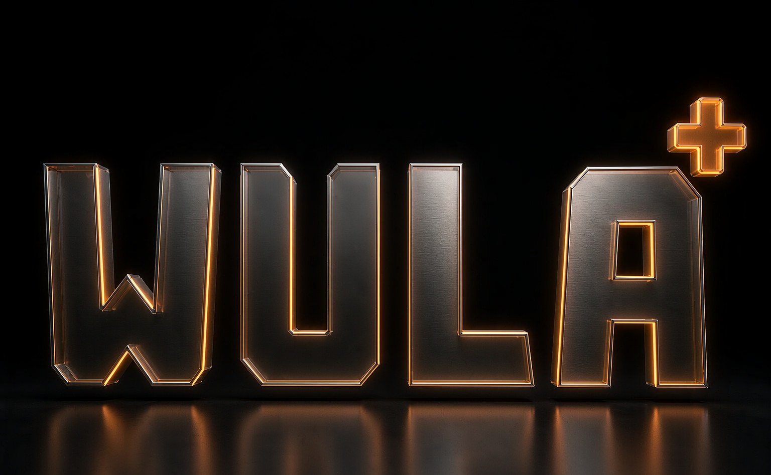 WULA 三维标志 · 科技风